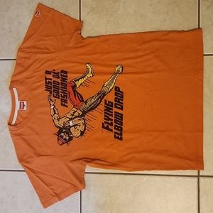 WWE Macho Man tshirt, size medium, orange
